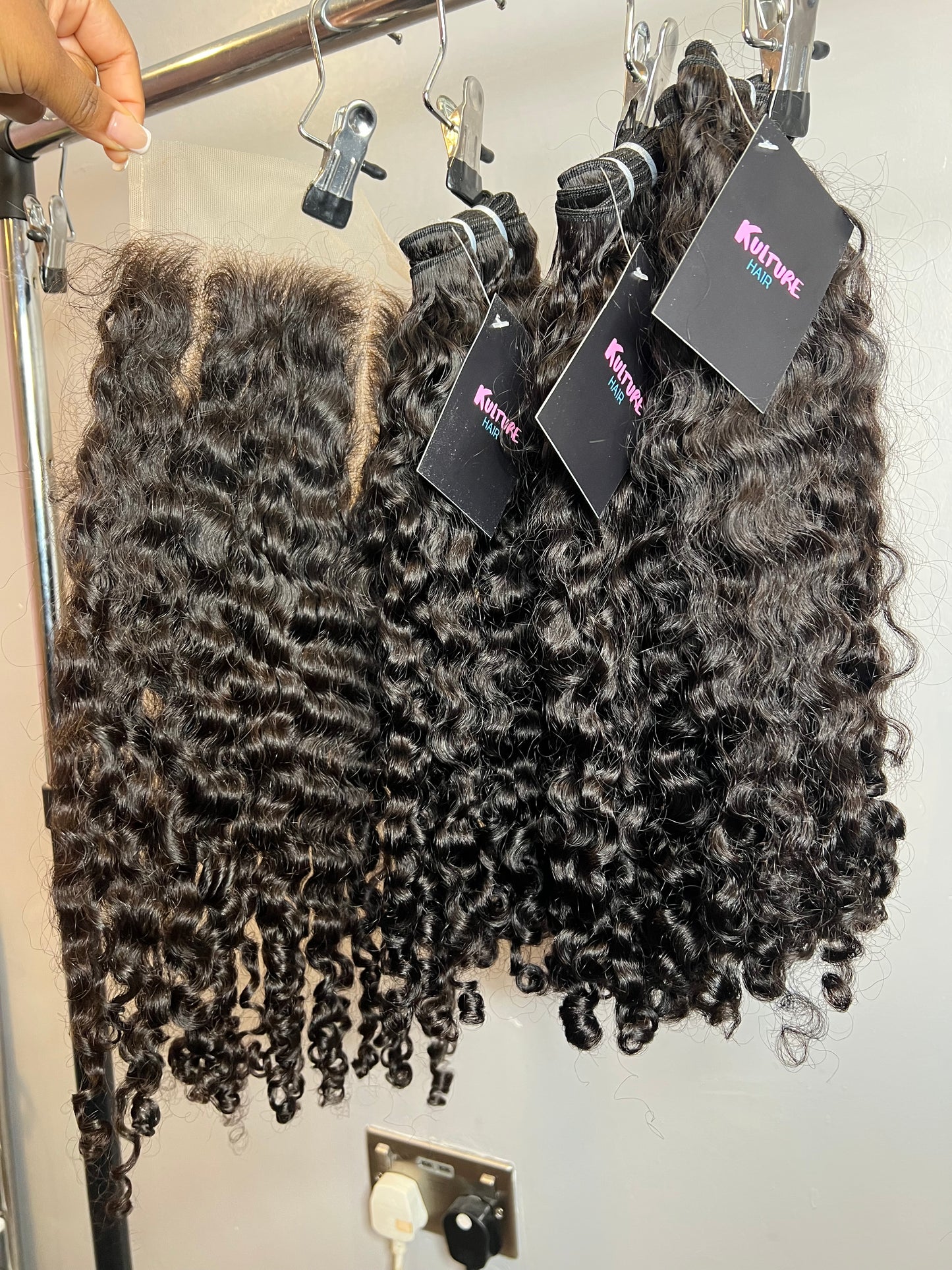 14” Raw Burmese Curly